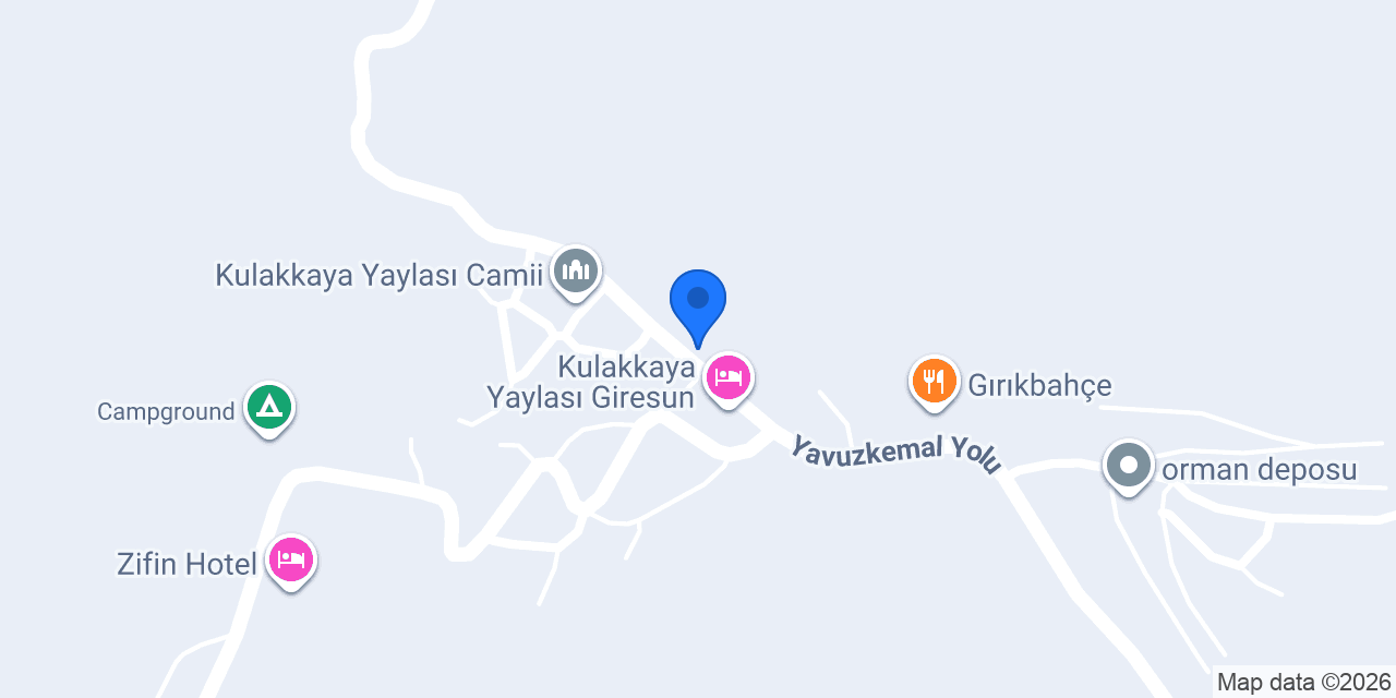 Kulakkaya Sütlaç Evi konumu
