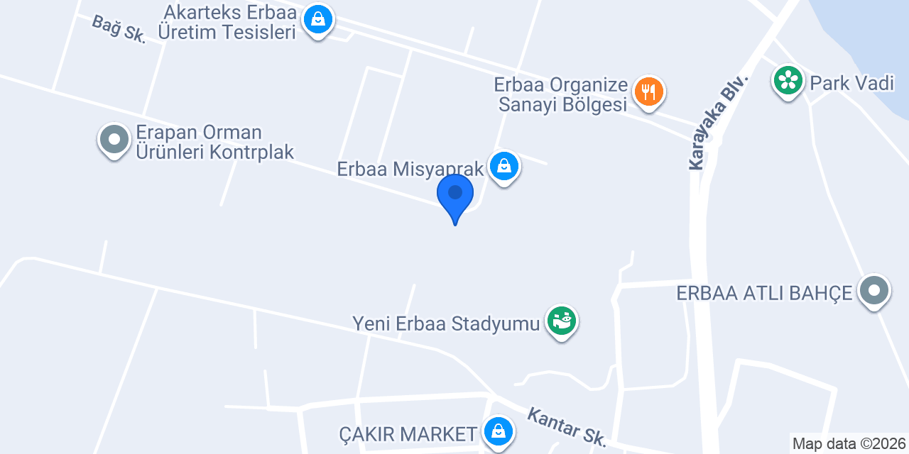 Erbaa ges 1,7 MW konumu