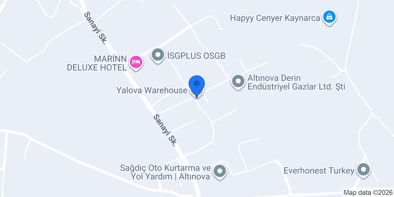 Yalova Warehouse konumu