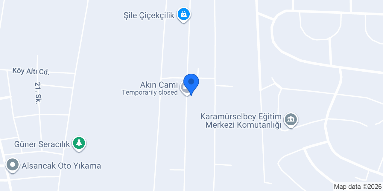 Karaduman çiçekçilik konumu