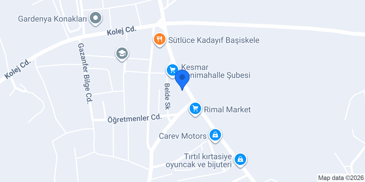 EK AUTO CİTY konumu