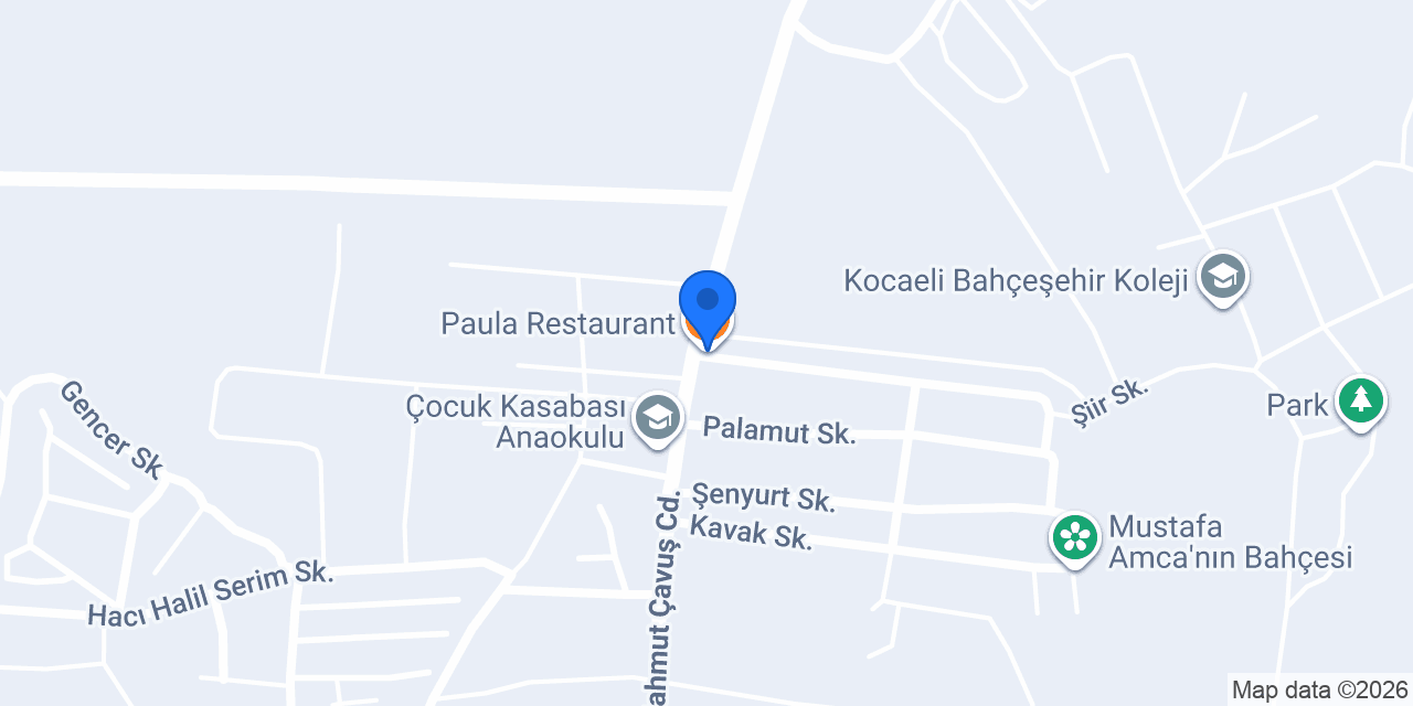 Paula Restaurant konumu