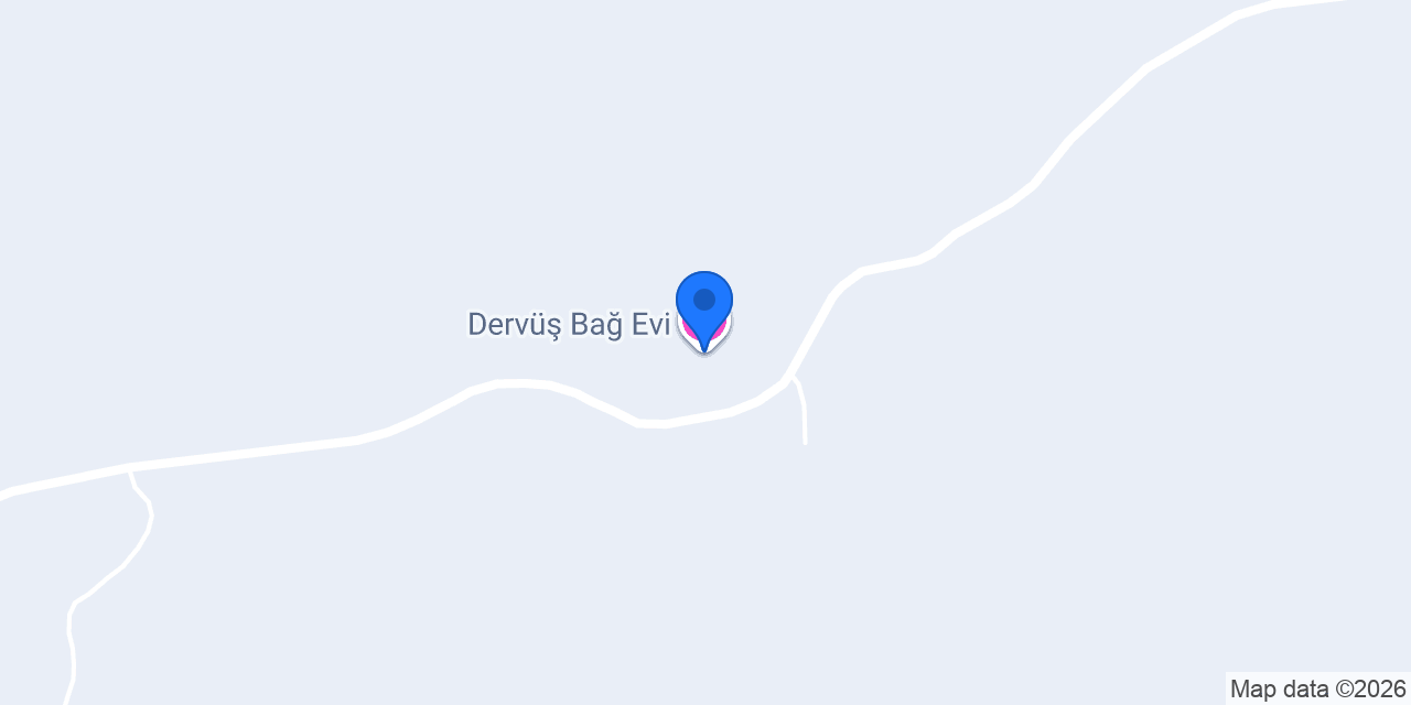 Dervüş Bağ Evi konumu
