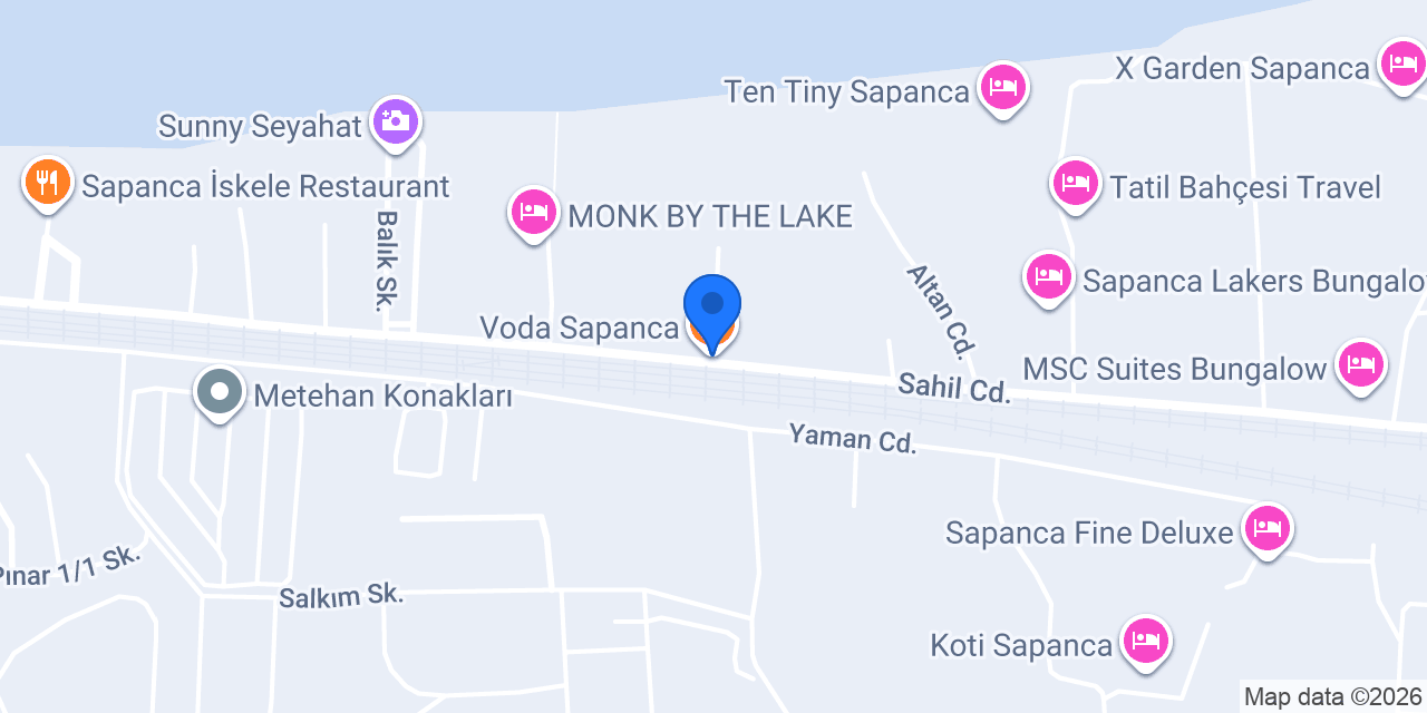 Voda Sapanca konumu