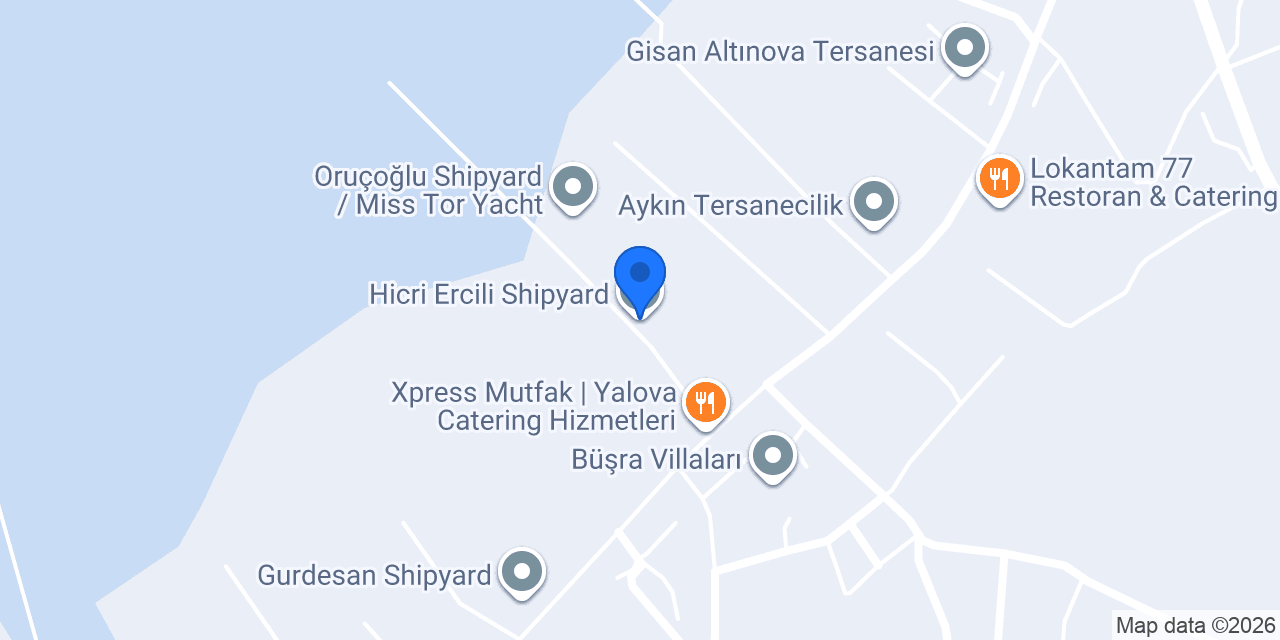 Hicri Ercili Shipyard konumu