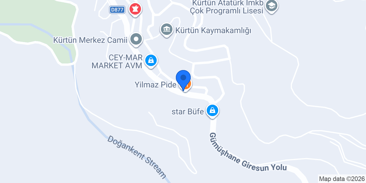 Coşkun Pide konumu