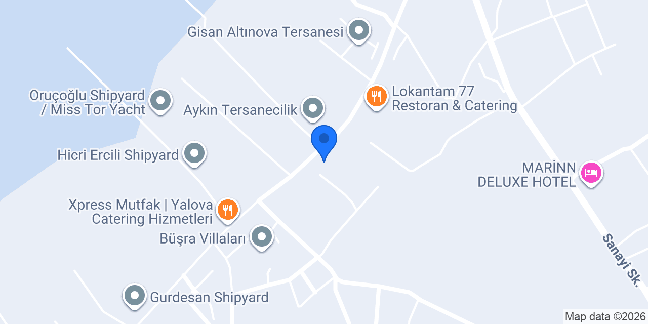 Aykın Gemi İnşa konumu