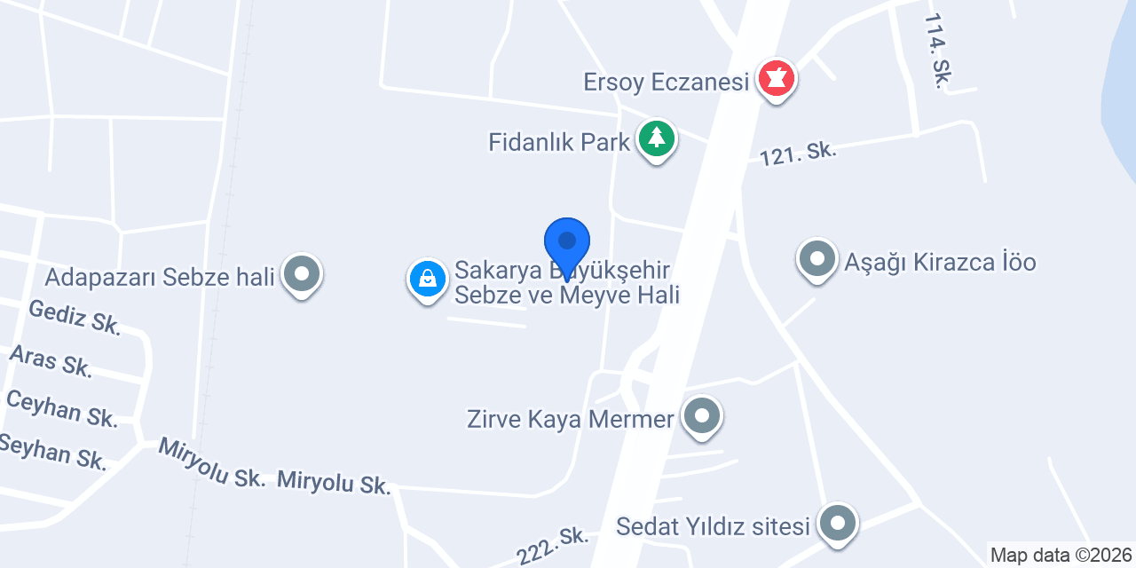 Canveren Gıda konumu