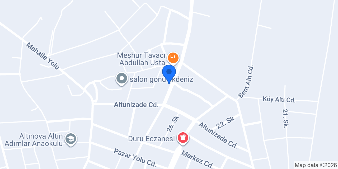 YALOVA SUPPLY konumu