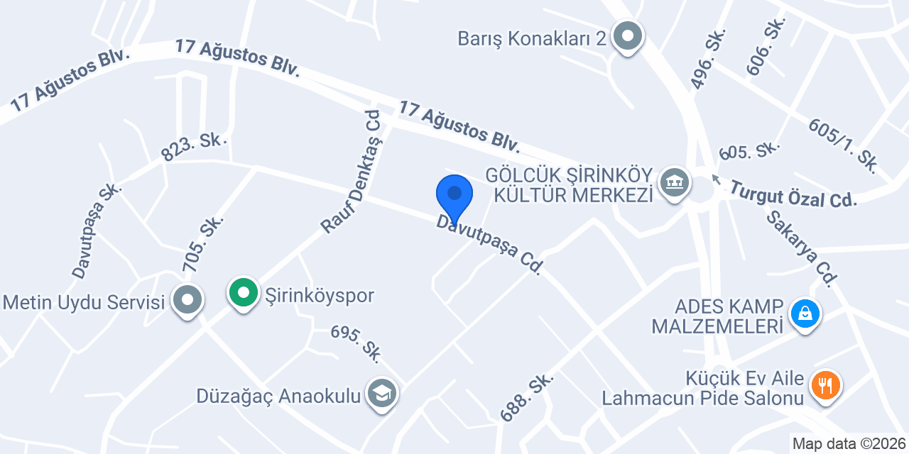 Corelink Tekstil konumu