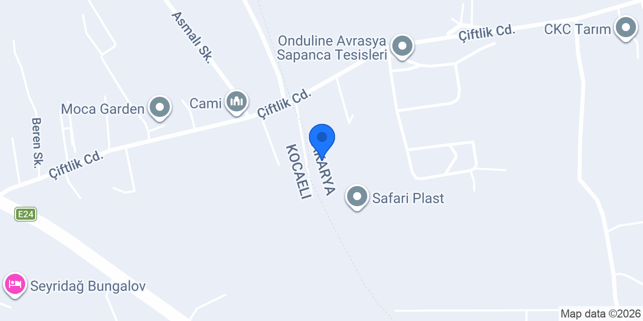 HAUTEG ENDÜSTRİ Prefabrik & Çelik konumu