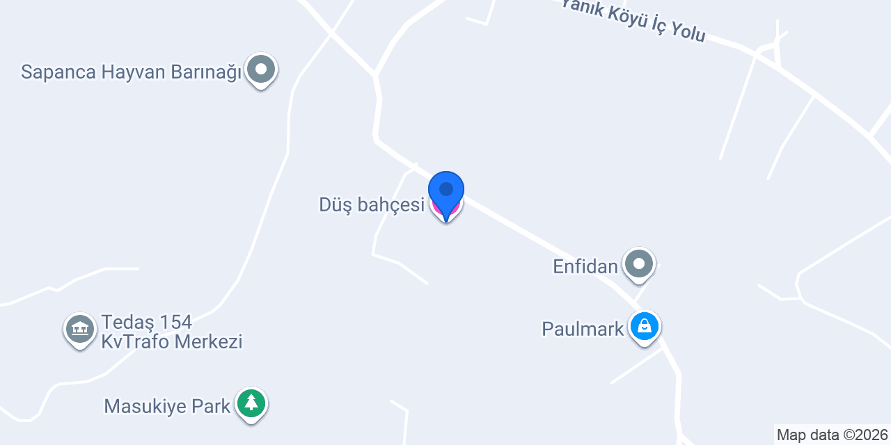 Düş bahçesi konumu