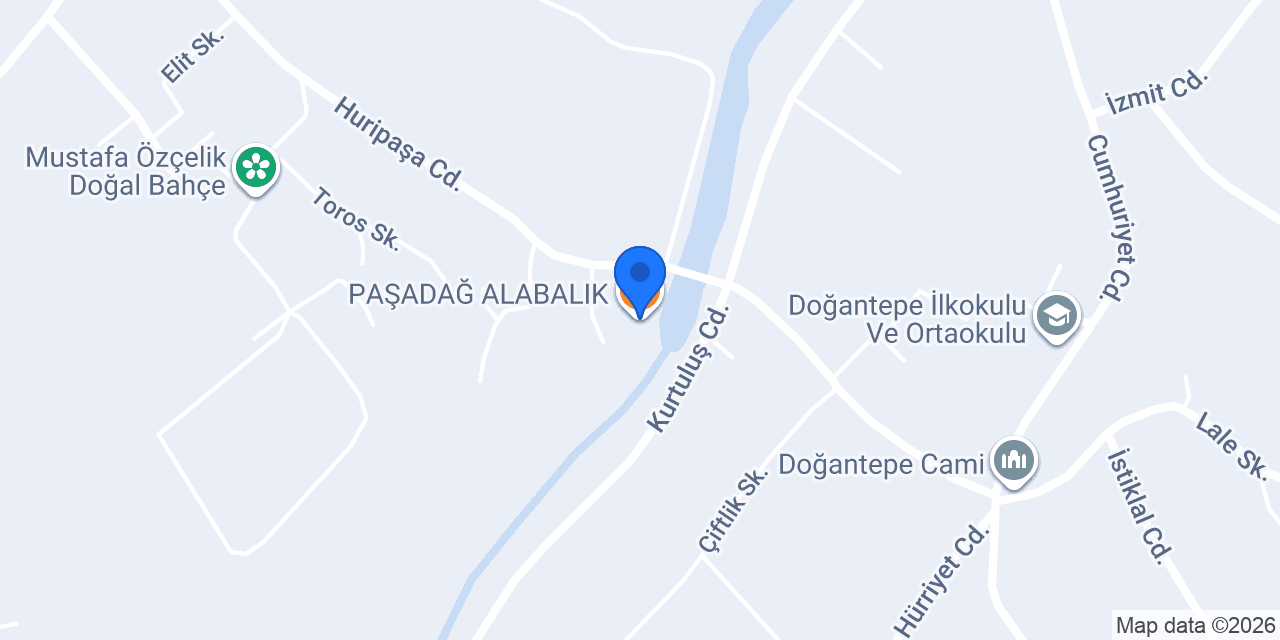 PAŞADAĞ ALABALIK konumu