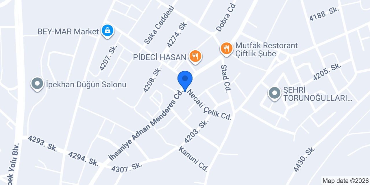 Boşnak Börekçisi Çiftlik konumu