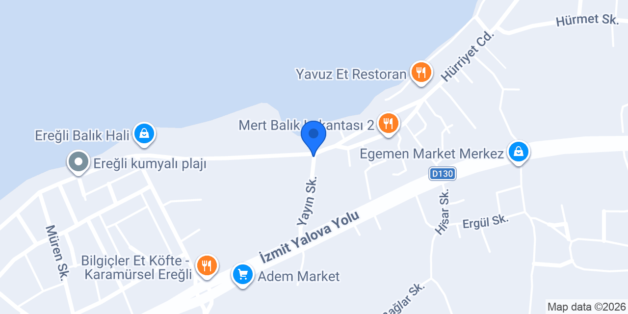 Karamürsel Ereğli Taksi konumu