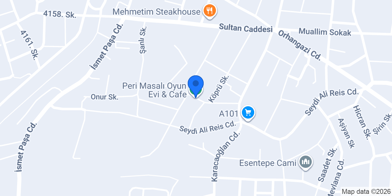 Peri Masalı Oyun Evi & Cafe konumu