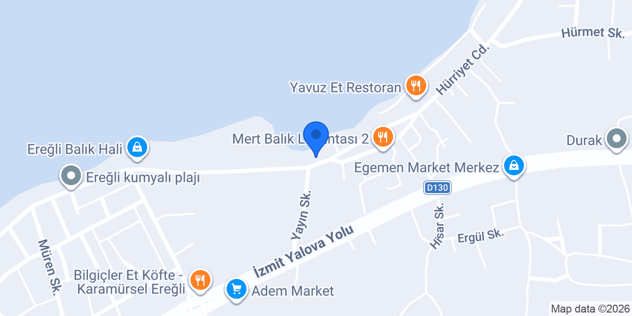 Marmara Balık Lokantası konumu