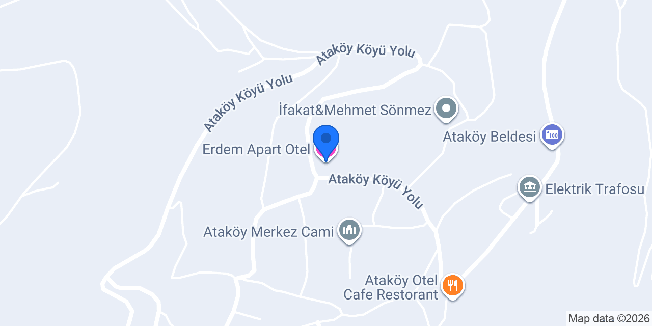 Erdem Apart otel konumu