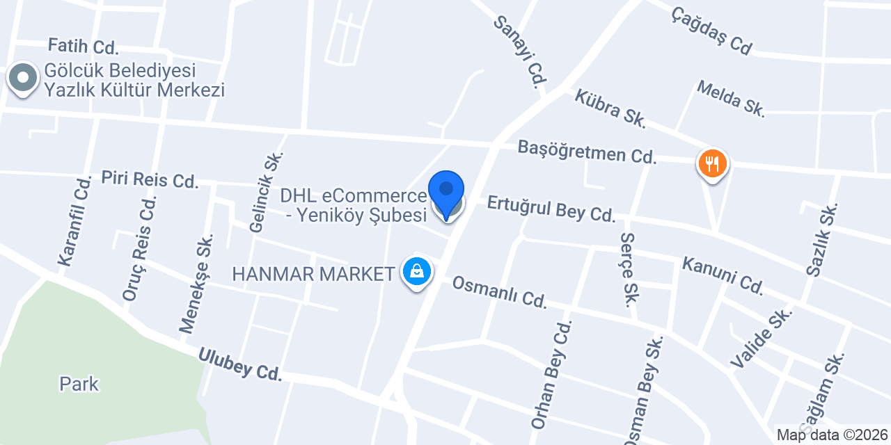 DHL eCommerce - Yeniköy Şubesi konumu