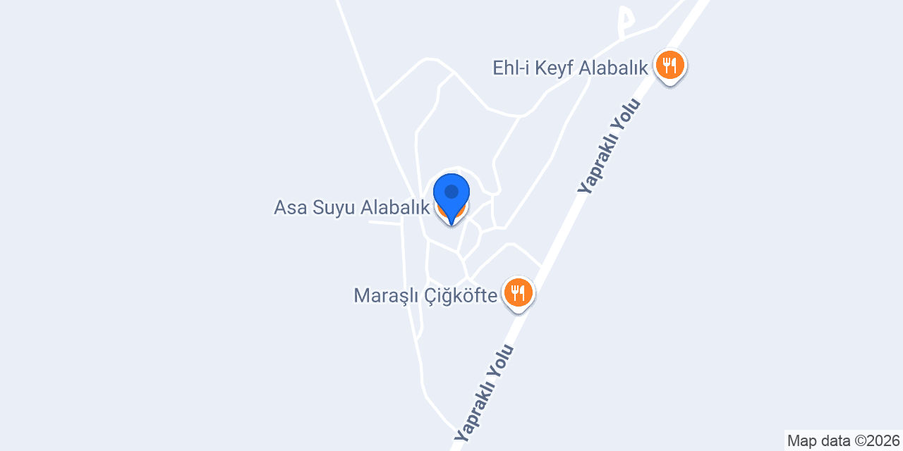 Asa Suyu Alabalık konumu