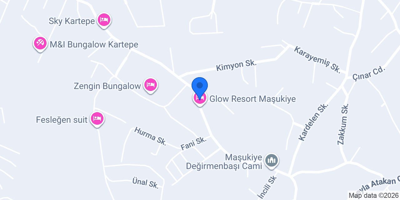 Alp bungalov konumu