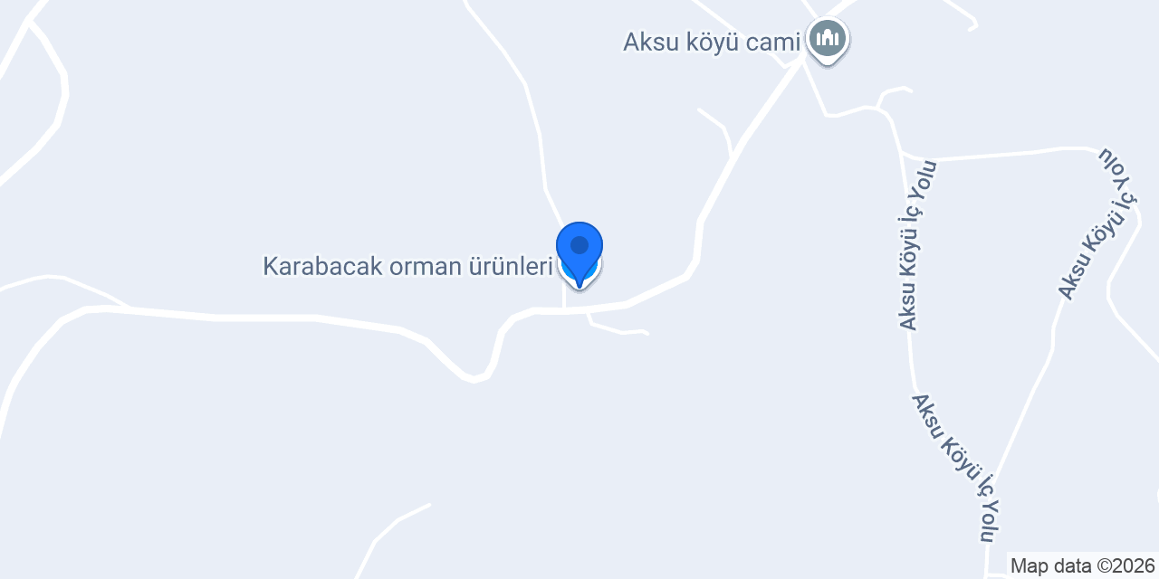 Karabacak orman ürünleri konumu