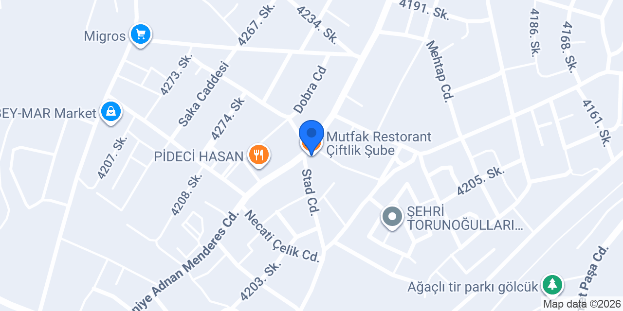 Mutfak Restorant Çiftlik Şube konumu