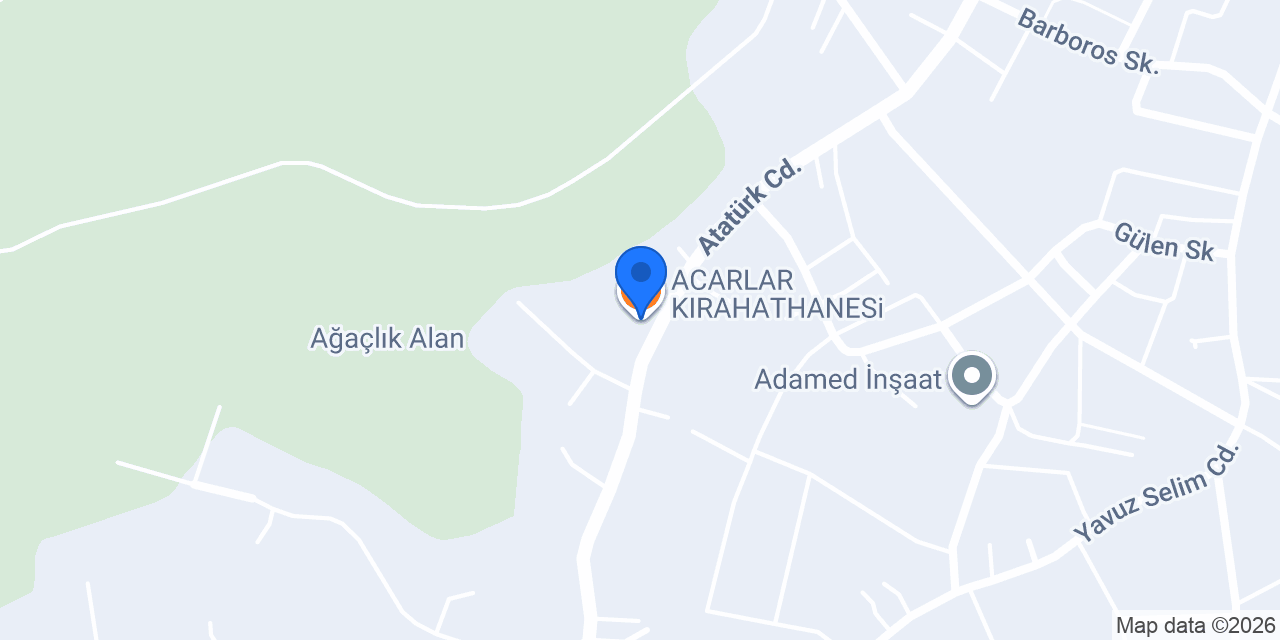 ACARLAR KIRAHATHANESi konumu