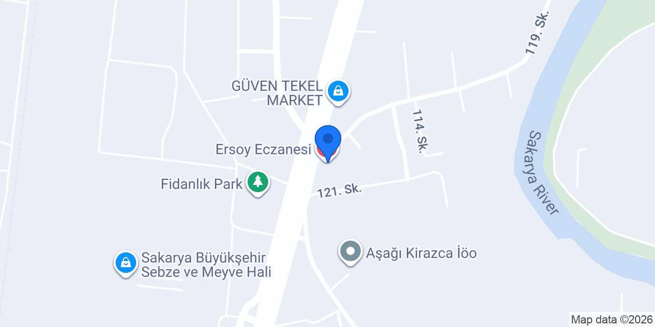 Ersoy Eczanesi konumu