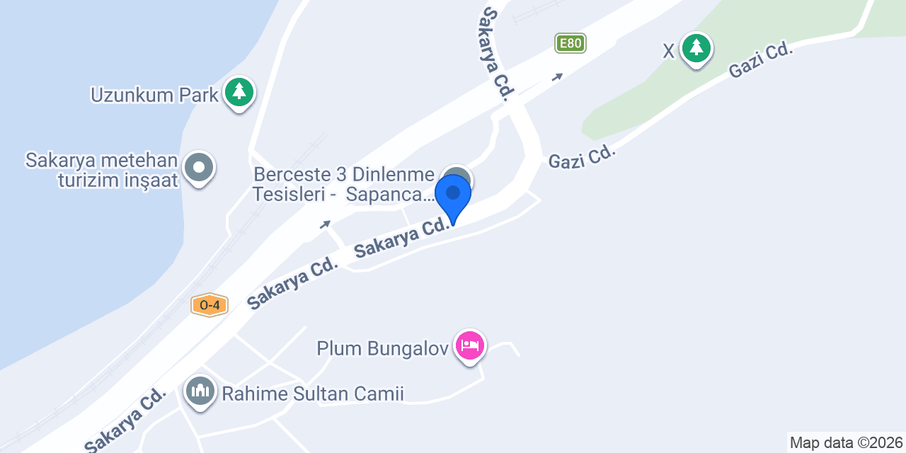 Sapanca Uzunkum Taksi konumu
