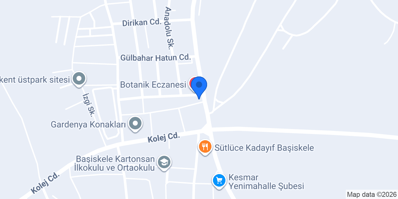 Ezgi Pastanesi Şube konumu