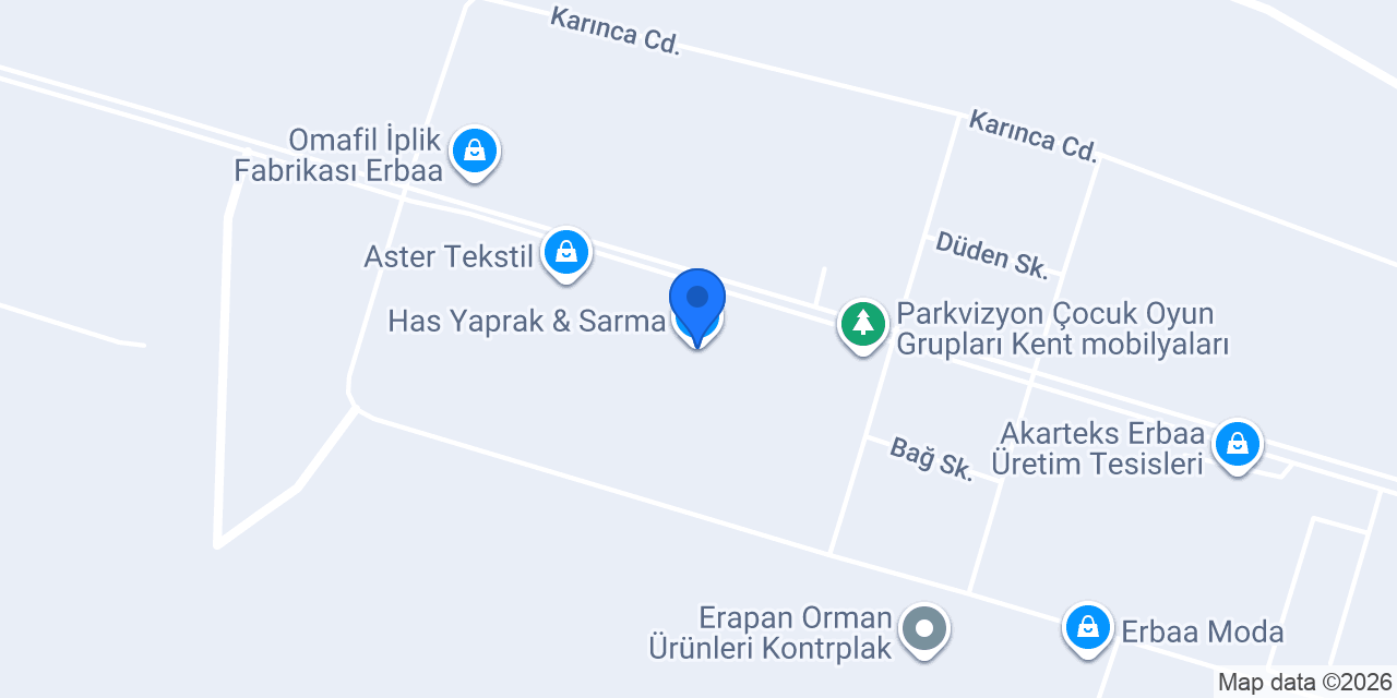 Has Yaprak & Sarma konumu