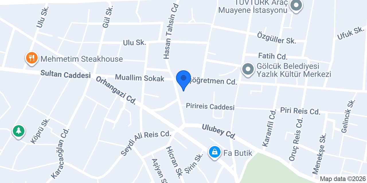 Mavera Bayan Kuaförü konumu