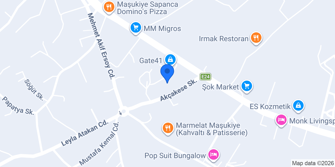 Gate Masukiye Suite konumu