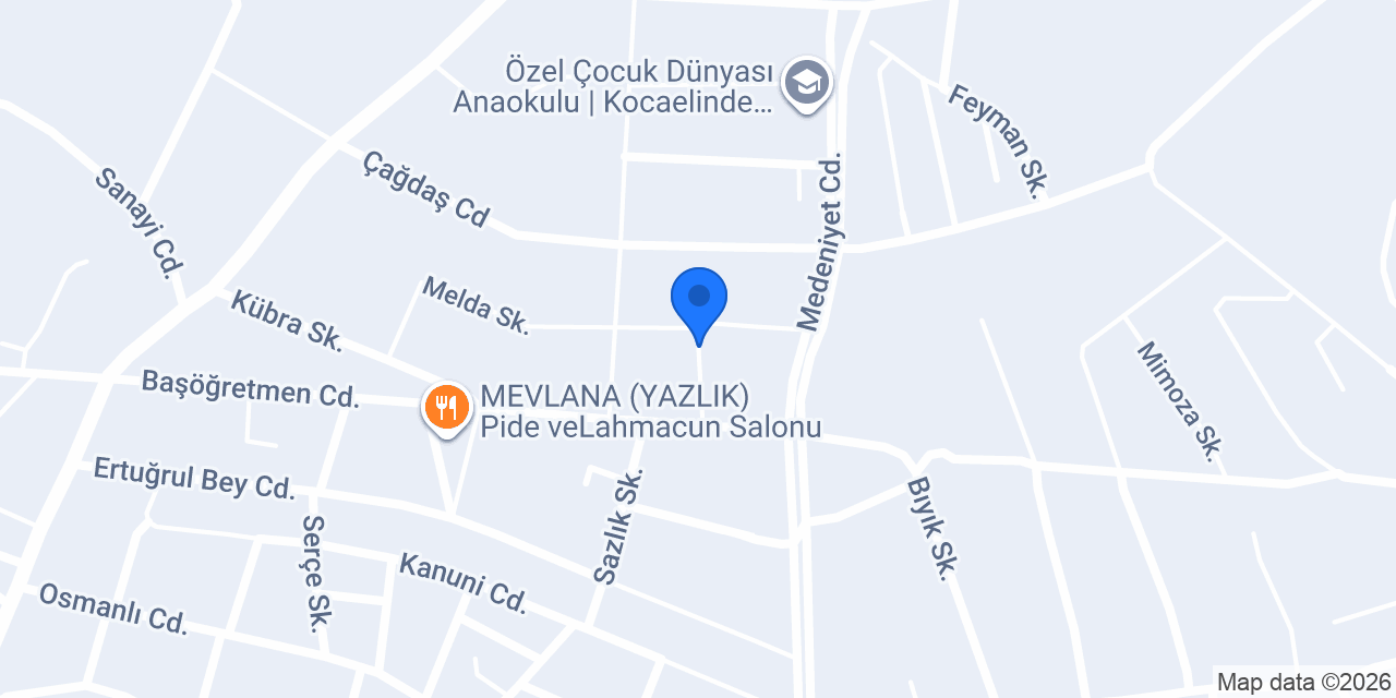 korkmazboya konumu