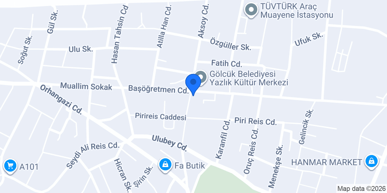 EceDeniz Eğitim Kurumları konumu