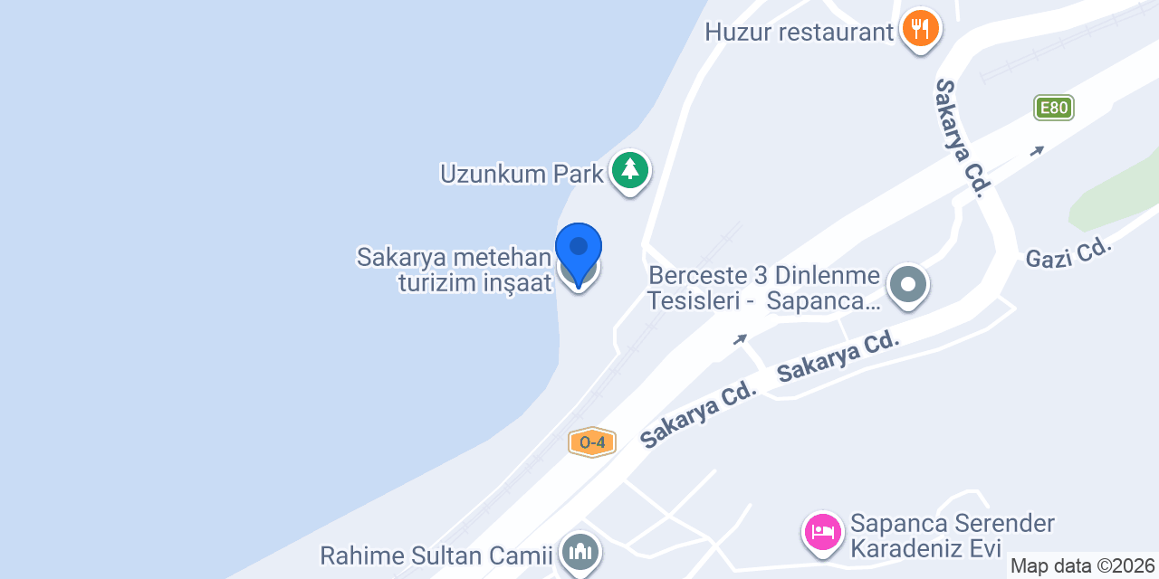 Sakarya metehan turizim inşaat konumu