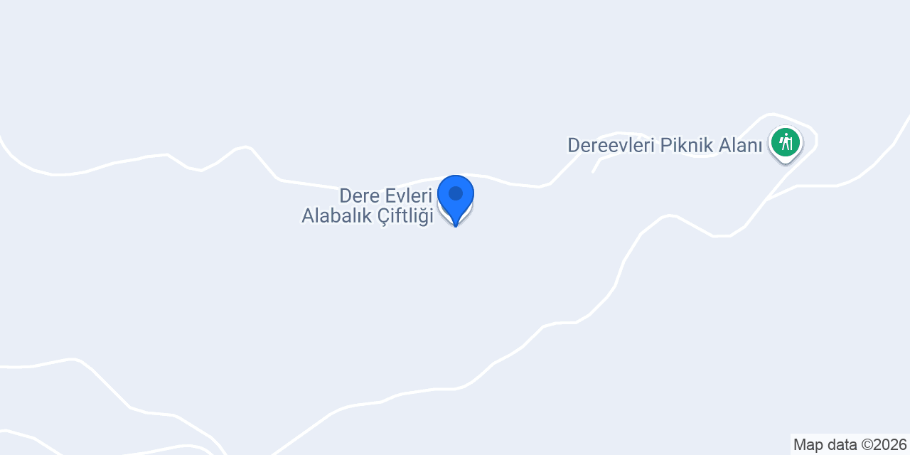 Dere Evleri Alabalık Çiftliği konumu