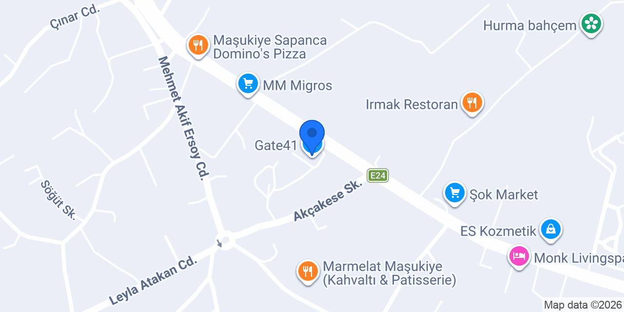 Mavi - MASUKIYE GATE 41 AVM konumu