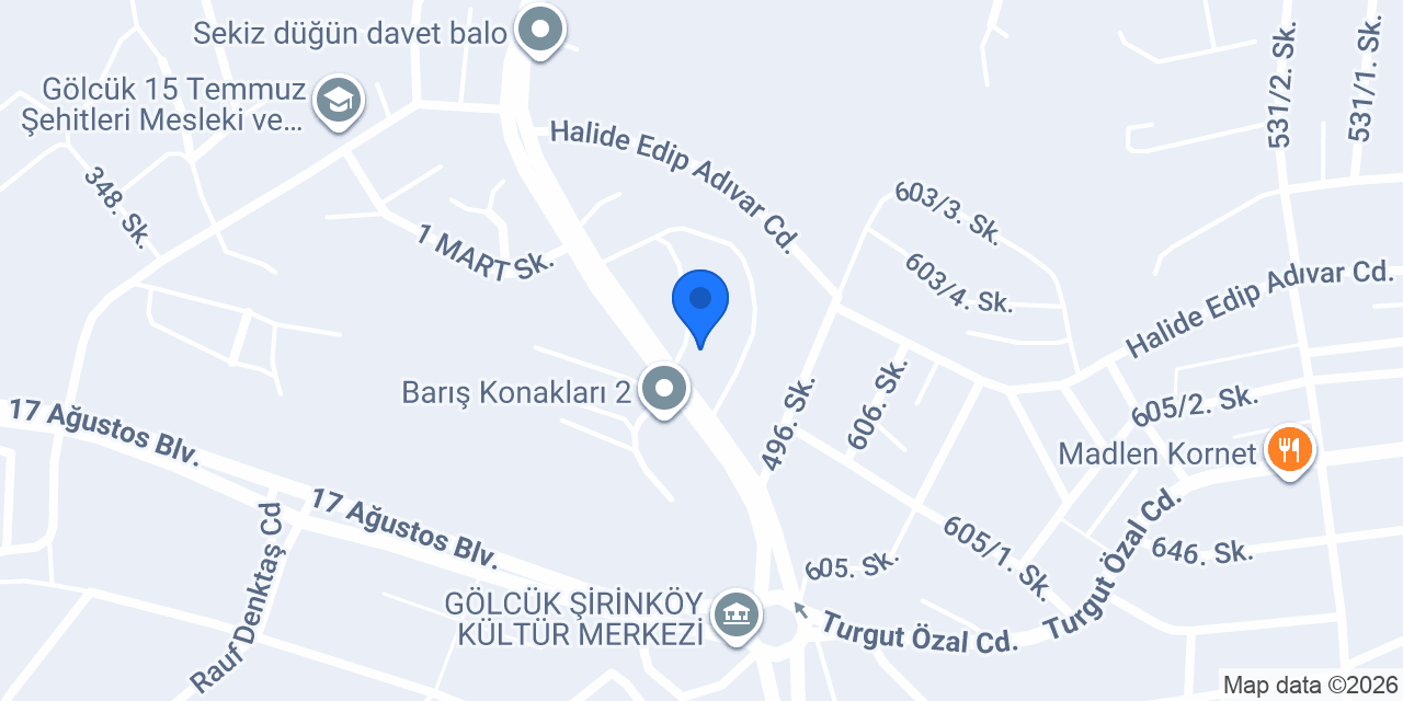 TEKGÜL TARIM konumu