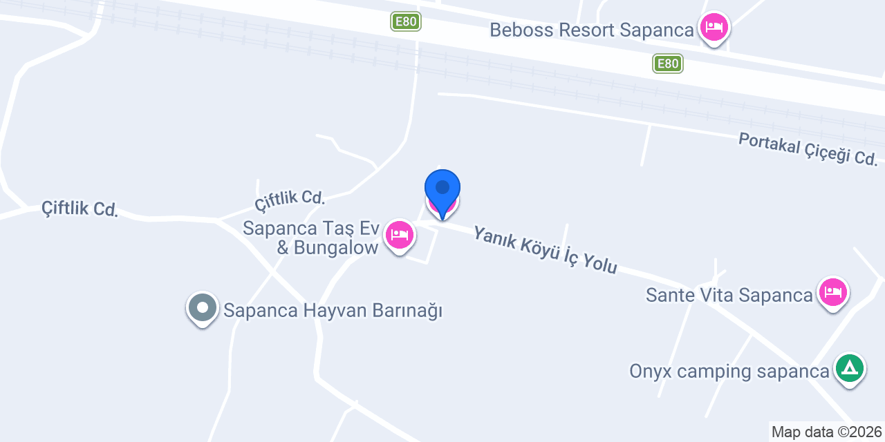 Sapanca BungoVilla konumu