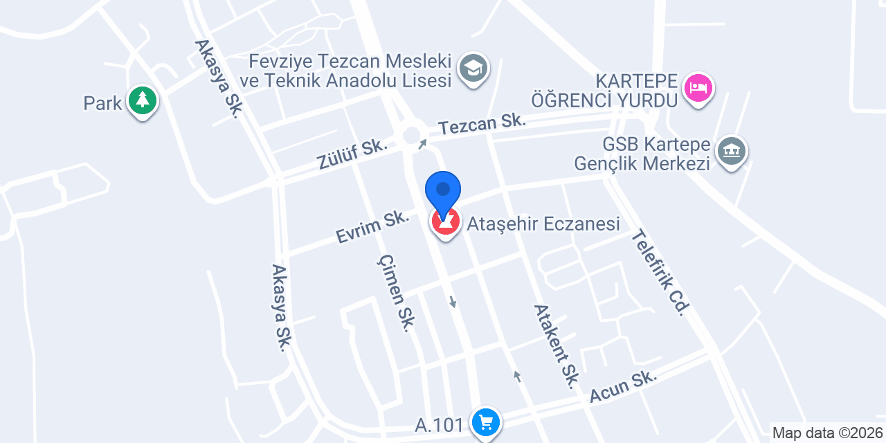 Sevimli Pastane konumu