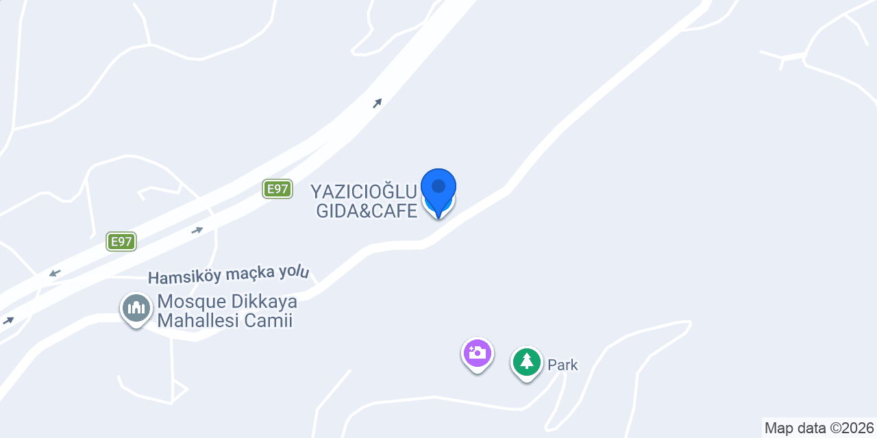YAZICIOĞLU GIDA&CAFE konumu