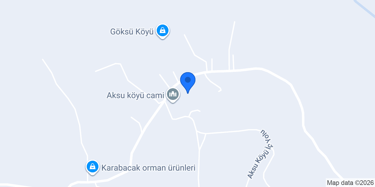 Aksu Köyü Muhtarlığı konumu