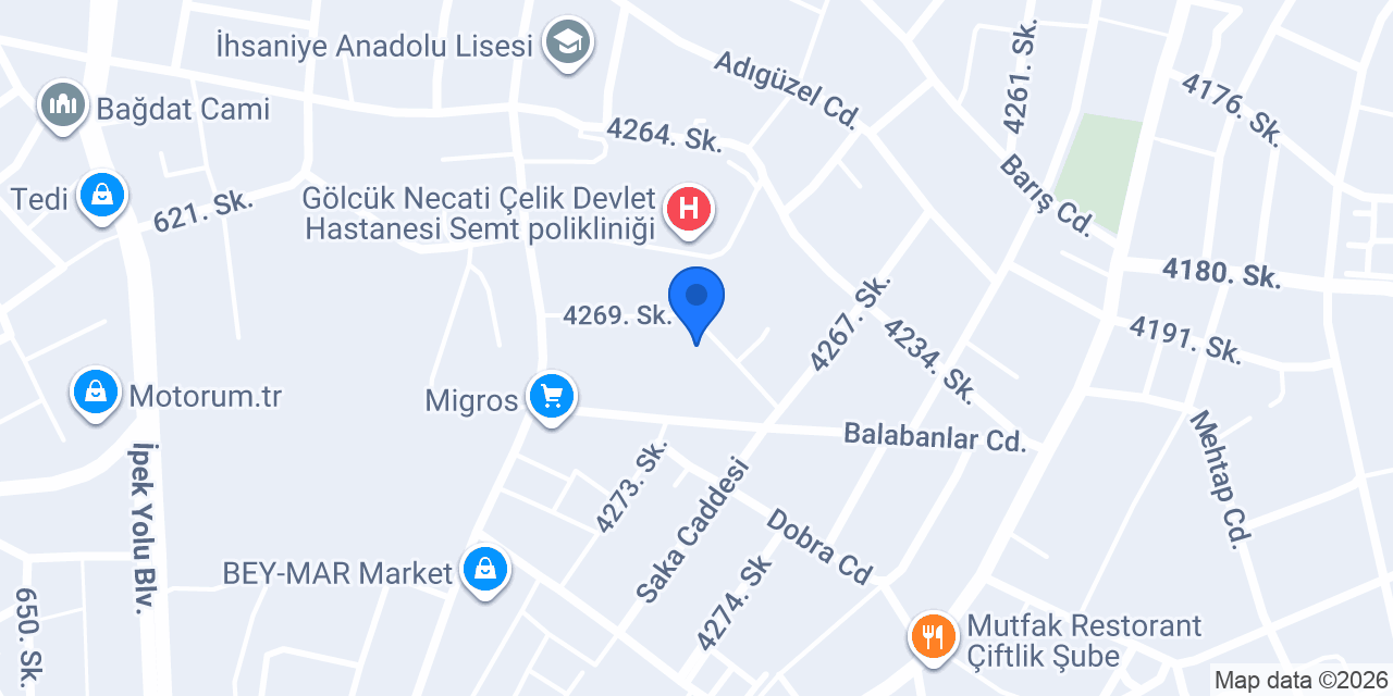 Özgür Uçurtma Anaokulu konumu