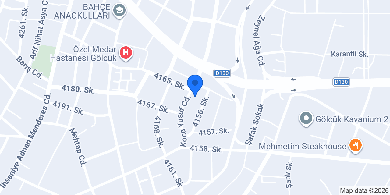 Paspas Burada Gölcük Şubesi konumu