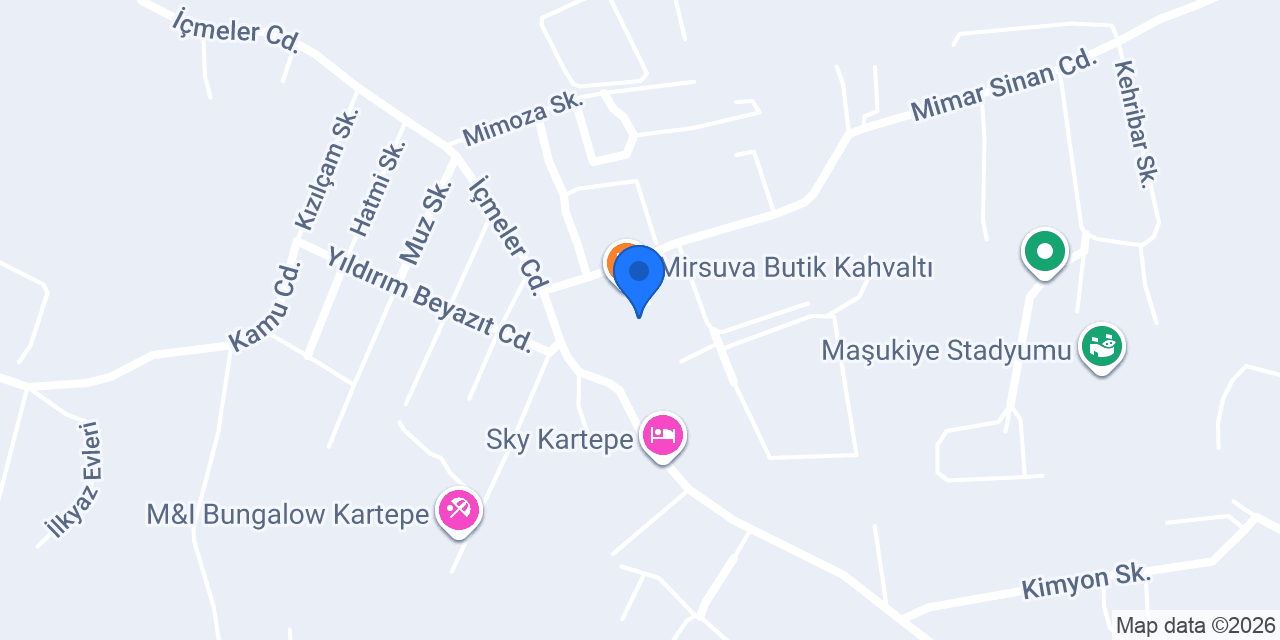 İnziva Kartepe konumu
