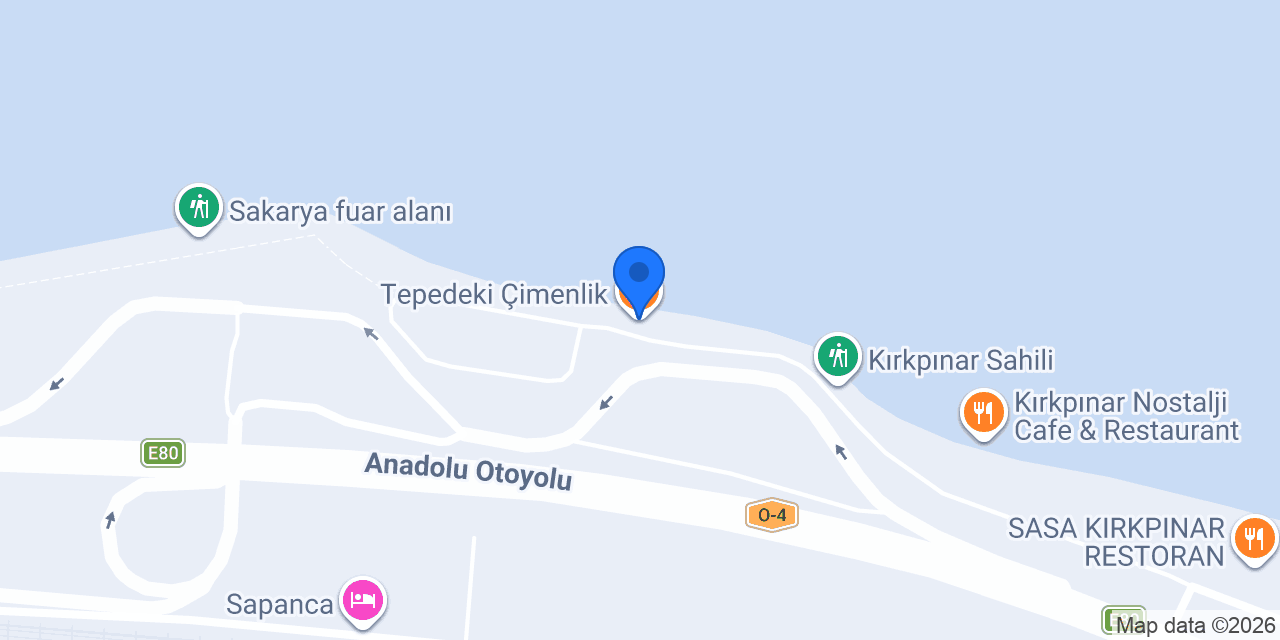 Tepedeki Çimenlik konumu
