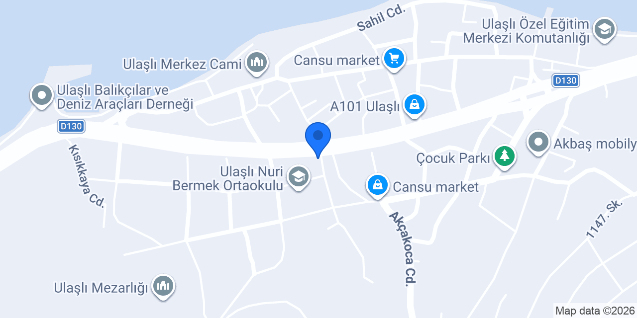Şen Market konumu