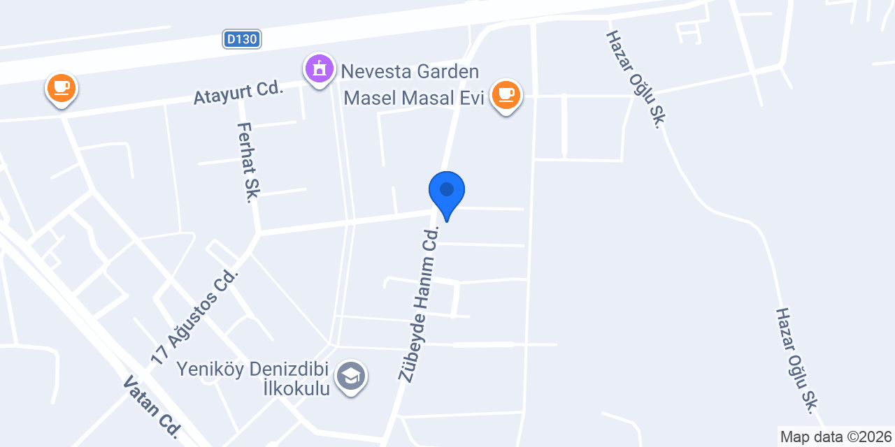 Mercan tasarım tesisat konumu